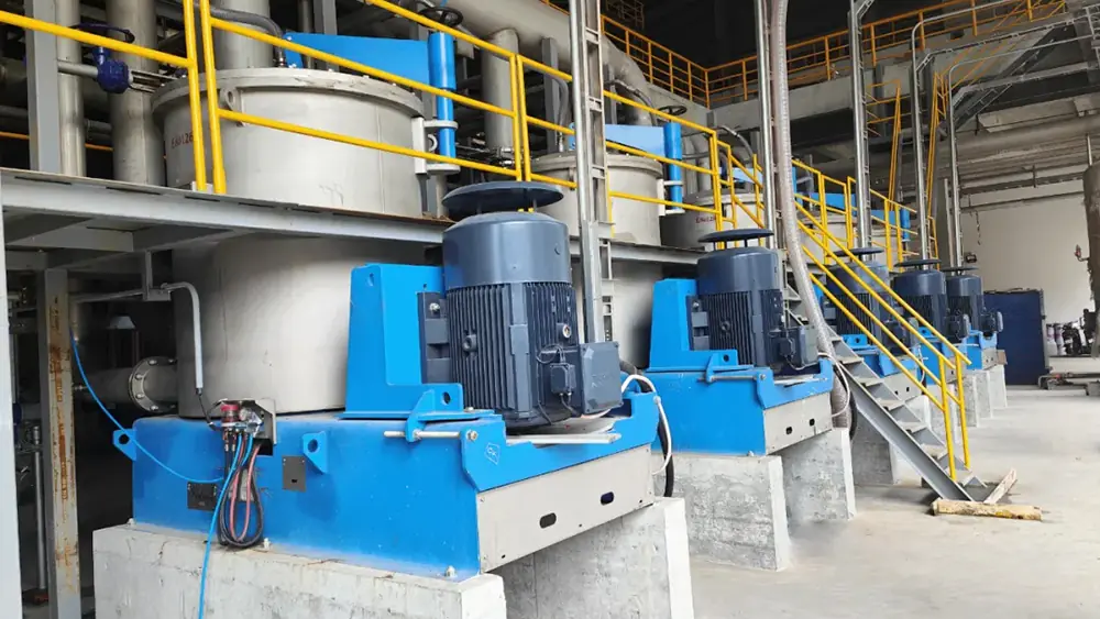 Pulping system equipment